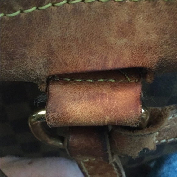 LOUIS VUITTON DAMIER CENTENAIRE VINTAGE BACKPACK LEATHER SHOULDER PURSE BAG Y2K - Picture 11 of 14